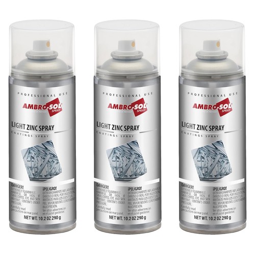 Zink spray hellgrau 400ml - 3x, zink-spray